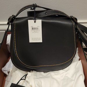 Coach Saddle 23 - Black,  NWT